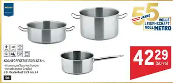 Metro Kochtopfserie edelstahl Angebot