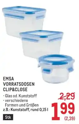 Metro Emsa vorratsdosen clip&close Angebot