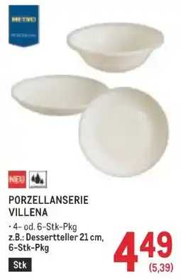 Metro Porzellanserie villena Angebot