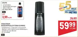 Metro Sodastream wassersprudler terra schwarz Angebot