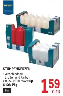 Metro Stumpenkerzen Angebot