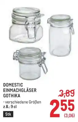 Metro Domestic einmachgläser gothika Angebot