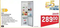 Metro Beko kühlkombination rcsa300k40sn Angebot