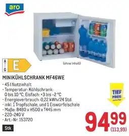 Metro Minikühlschrank mf46we Angebot