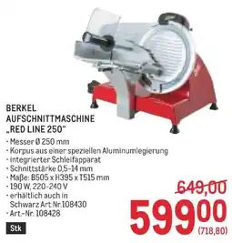 Metro Berkel aufschnittmaschine red line 250 Angebot