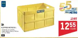 Metro Klappbox metro Angebot