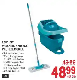Metro Leifheit wischtuchpresse profi xl mobile Angebot