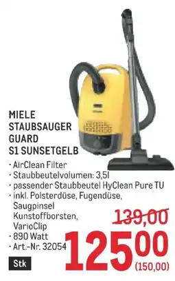 Metro Miele staubsauger guard s1 sunsetgelb Angebot
