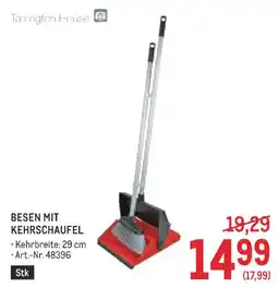 Metro Besen mit kehrschaufel Angebot