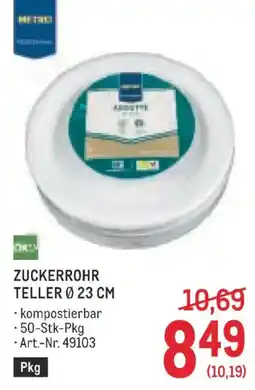 Metro Zuckerrohr teller ø 23 cm Angebot