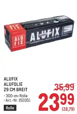 Metro Alufix alufolie 29 cm breit Angebot