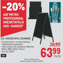 Metro Z.b.: kreidetafel schwarz Angebot