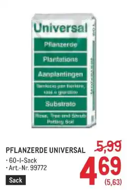 Metro PFLANZERDE UNIVERSAL Angebot