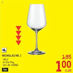 Metro Weinglas nr. 1 Angebot