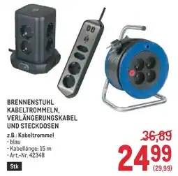 Metro Brennenstuhl kabeltrommeln, verlängerungskabel Angebot
