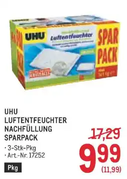 Metro Uhu luftentfeuchter nachfüllung sparpack Angebot