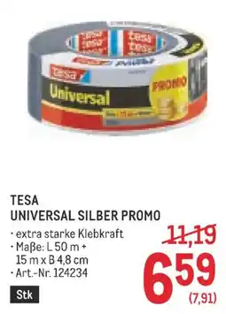 Metro Tesa universal silber promo Angebot