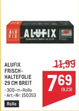 Metro Alufix frisch- haltefolie 29 cm breit Angebot
