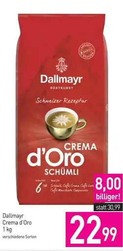 Sutterlüty Dallmayr Crema d'Oro Angebot
