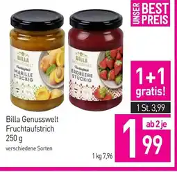 Sutterlüty Billa genusswelt fruchtaufstrich Angebot