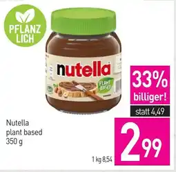 Sutterlüty Nutella plant based Angebot