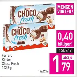 Sutterlüty Ferrero Kinder Choco Fresh Angebot