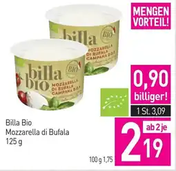 Sutterlüty Billa bio mozzarella di bufala Angebot