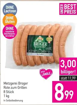 Sutterlüty Metzgerei broger rote zum grillen 8 stück Angebot