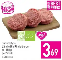 Sutterlüty Sutterlüty's ländle bio rinderburger Angebot