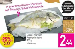 Sutterlüty Dorade mariniert rosmarin-salbei Angebot