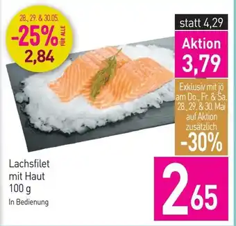 Sutterlüty Lachsfilet mit Haut Angebot