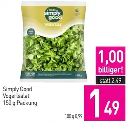 Sutterlüty Simply good vogerlsalat Angebot