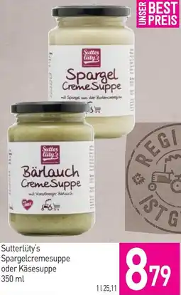 Sutterlüty Sutterlüty's spargelcremesuppe oder käsesuppe Angebot