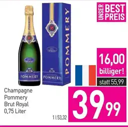 Sutterlüty Champagne pommery brut royal Angebot