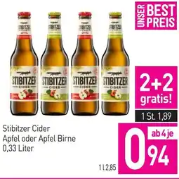 Sutterlüty Stibitzer cider apfel oder apfel birne Angebot