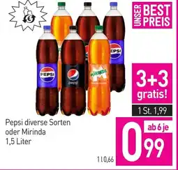 Sutterlüty Pepsi diverse sorten oder mirinda Angebot