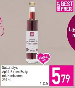 Sutterlüty Sutterlüty's apfel-birnen essig mit himbeeren Angebot