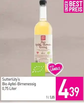 Sutterlüty Sutterlüty's bio apfel-birnenessig Angebot