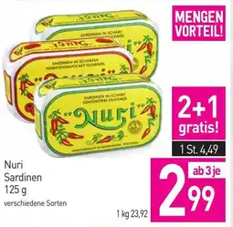 Sutterlüty Nuri sardinen Angebot