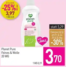 Sutterlüty Planet Pure Feines & Wolle 20 WG Angebot