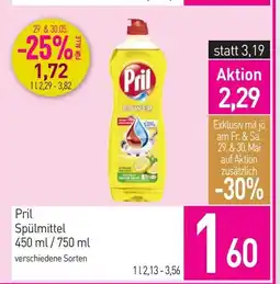 Sutterlüty Pril Spülmittel Angebot