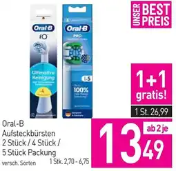 Sutterlüty Oral B Aufsteckbürsten Angebot