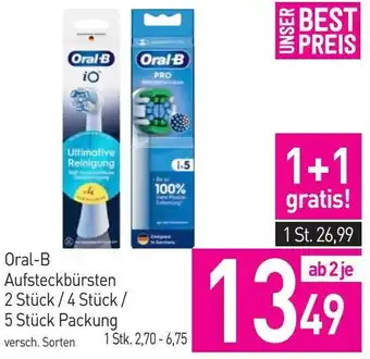 Sutterlüty Oral B Aufsteckbürsten Angebot