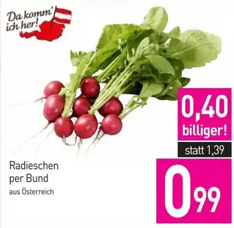 Sutterlüty Radieschen per Bund Angebot