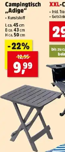 Thomas Philipps Campingtisch Adige Angebot