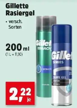 Thomas Philipps Gillette Rasiergel Angebot
