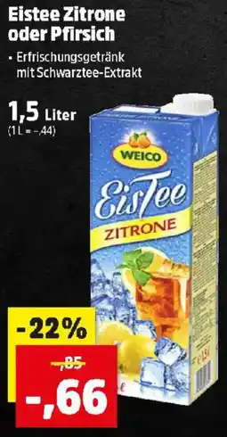Thomas Philipps Eistee zitrone oder pfirsich Angebot
