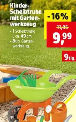 Thomas Philipps Kinder- Scheibtruhe mit Garten-werkzeug Angebot