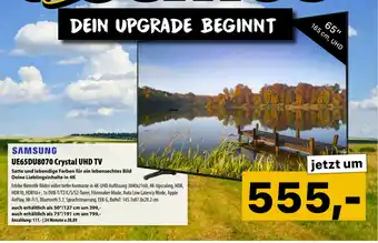 Cosmos SAMSUNG UE65DU8070 Crystal UHD TV Angebot