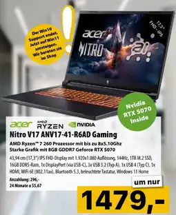 Cosmos Nitro V17 ANV17-41-R6AD Gaming Angebot